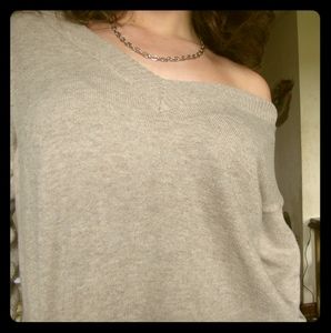 Off shoulder sweater